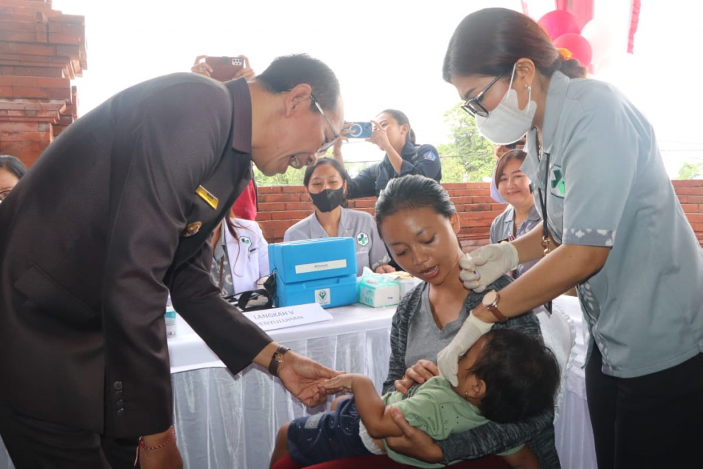 Pencanangan PIN Polio di Badung